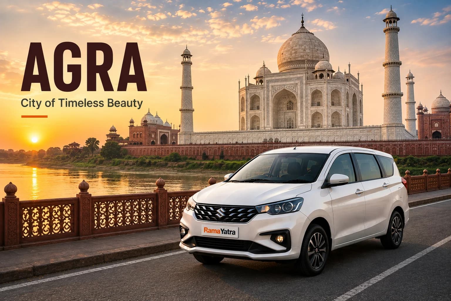 Faridabad to Agra taxi travel guide