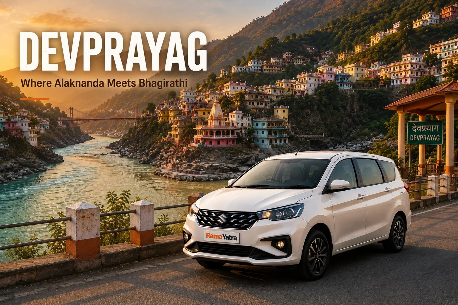 Faridabad to Devprayag taxi travel guide