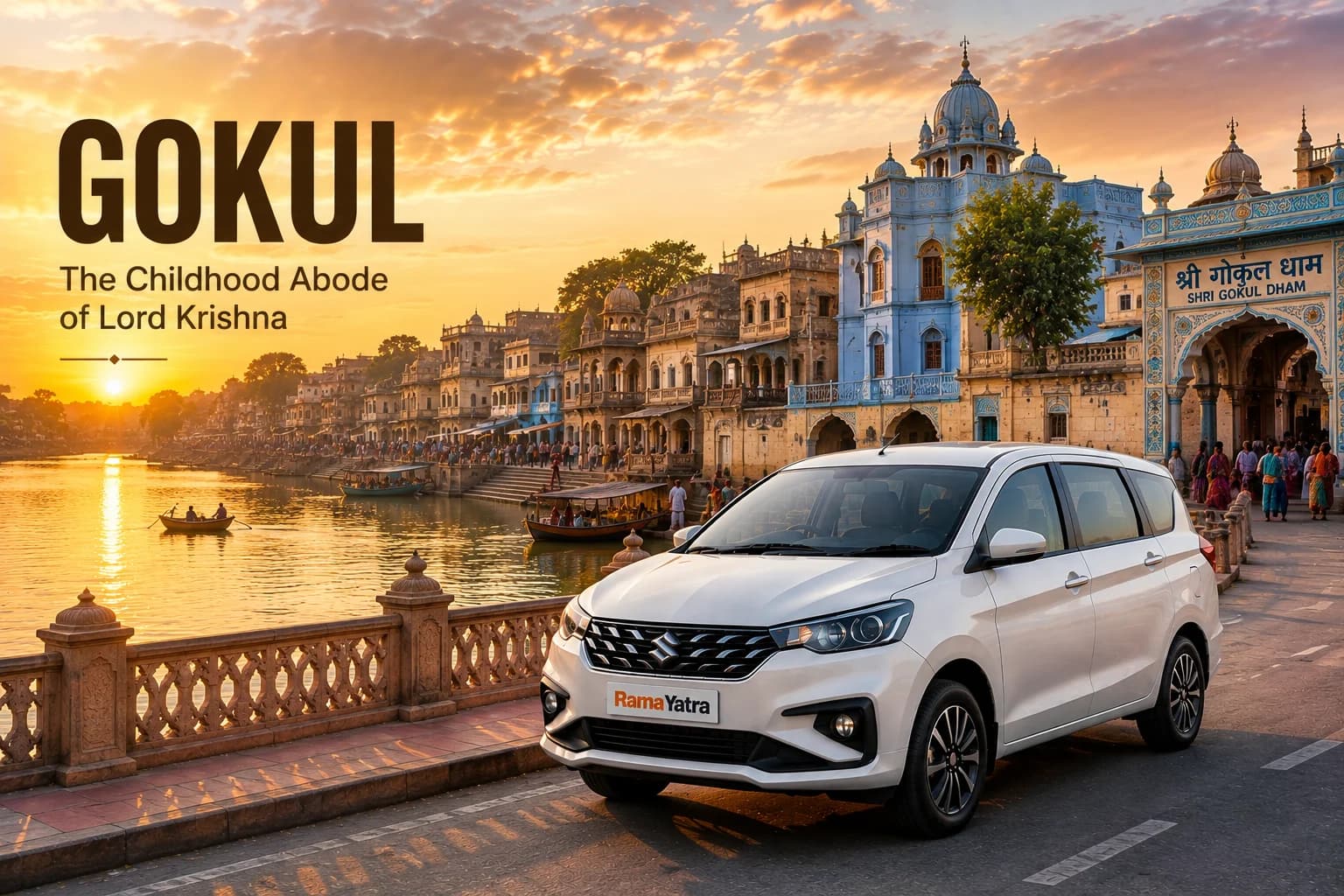 Faridabad to Gokul taxi travel guide