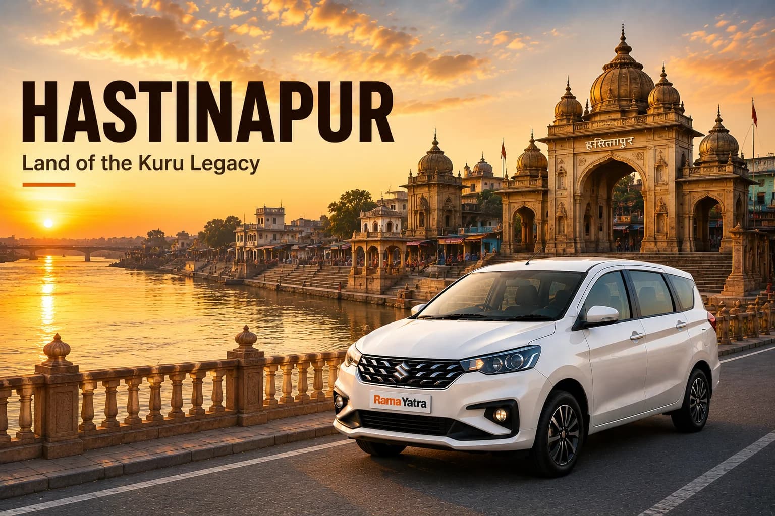 Faridabad to Hastinapur taxi travel guide