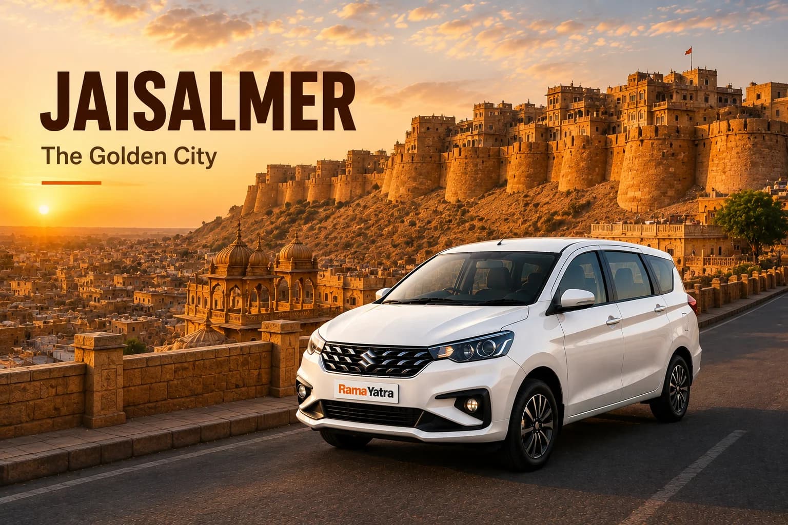 Faridabad to Jaisalmer taxi travel guide