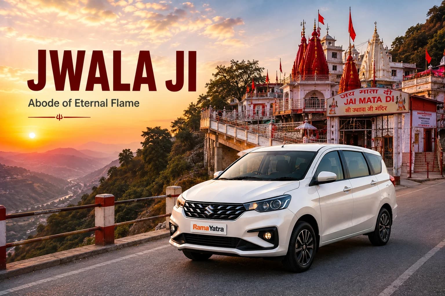 Faridabad to Jwala Ji taxi travel guide