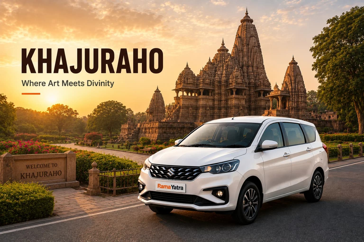 Faridabad to Khajuraho taxi travel guide