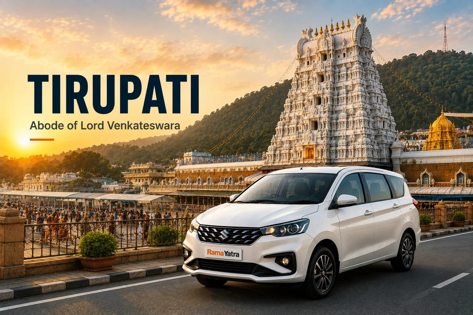 Faridabad to Tirupati taxi travel guide