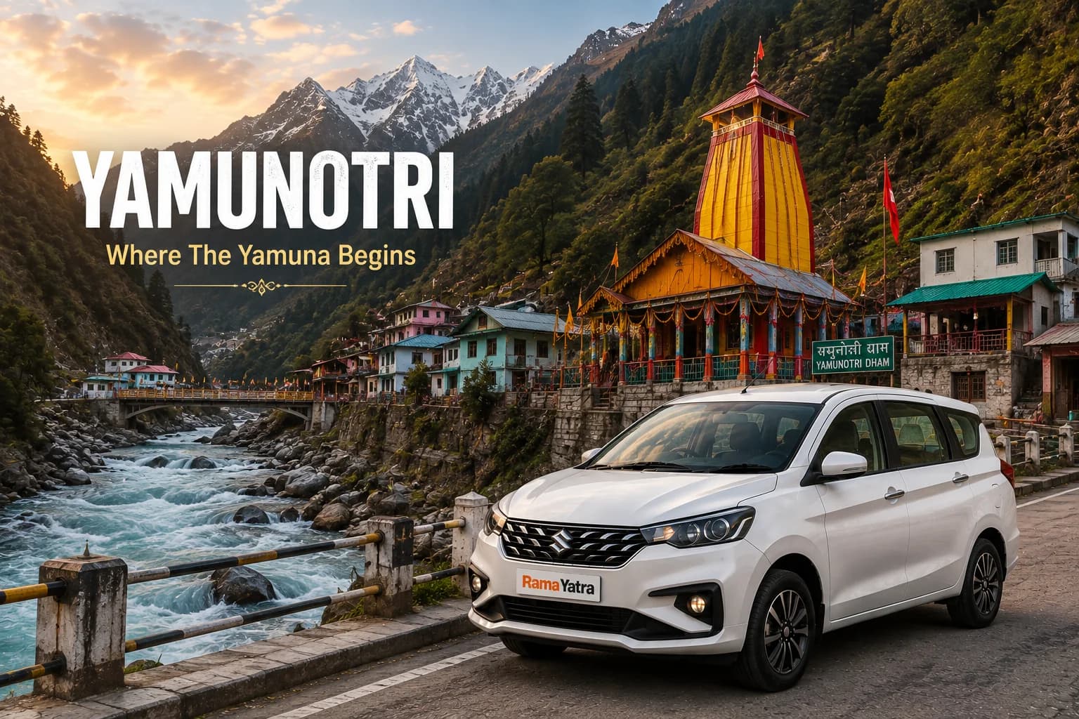 Faridabad to Yamunotri taxi travel guide